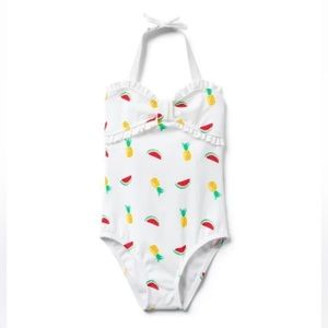 Janie and Jack Fruit Ruffles Swimsuit